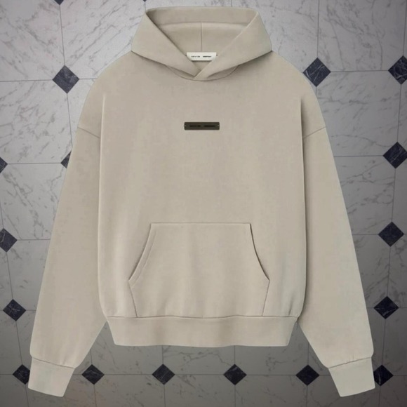 Other - Essentials Fear of God SS25 Timber Hoodie Embossed Logo NWT Size S
